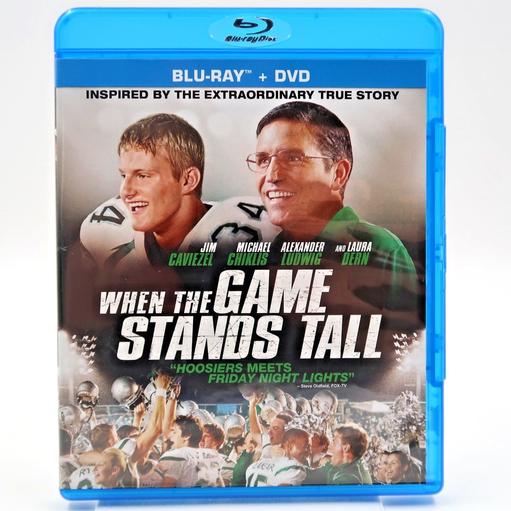 When the Game Stands Tall Blu-ray DVD 2014 Jim Caviezel Michael Chiklis PG Sony